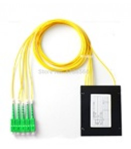 PLC Оптичен Сплитер, 1х4 порта, LC/APC конектори, 1м